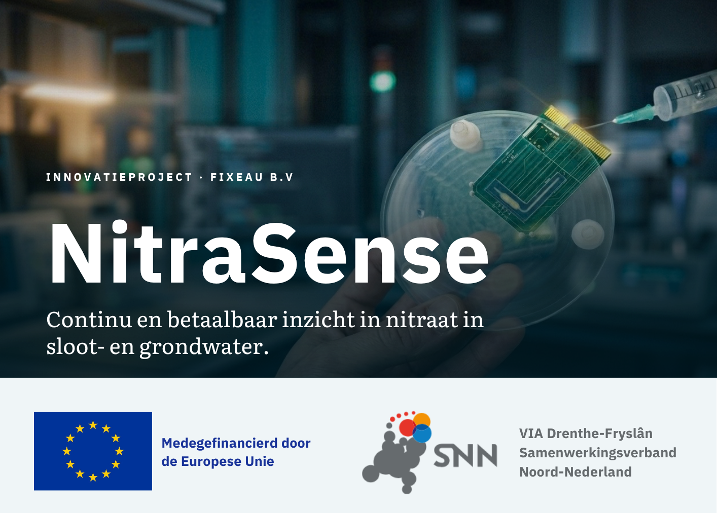 NitraSense: Continu en betaalbaar inzicht in nitraat in sloot- en grondwater